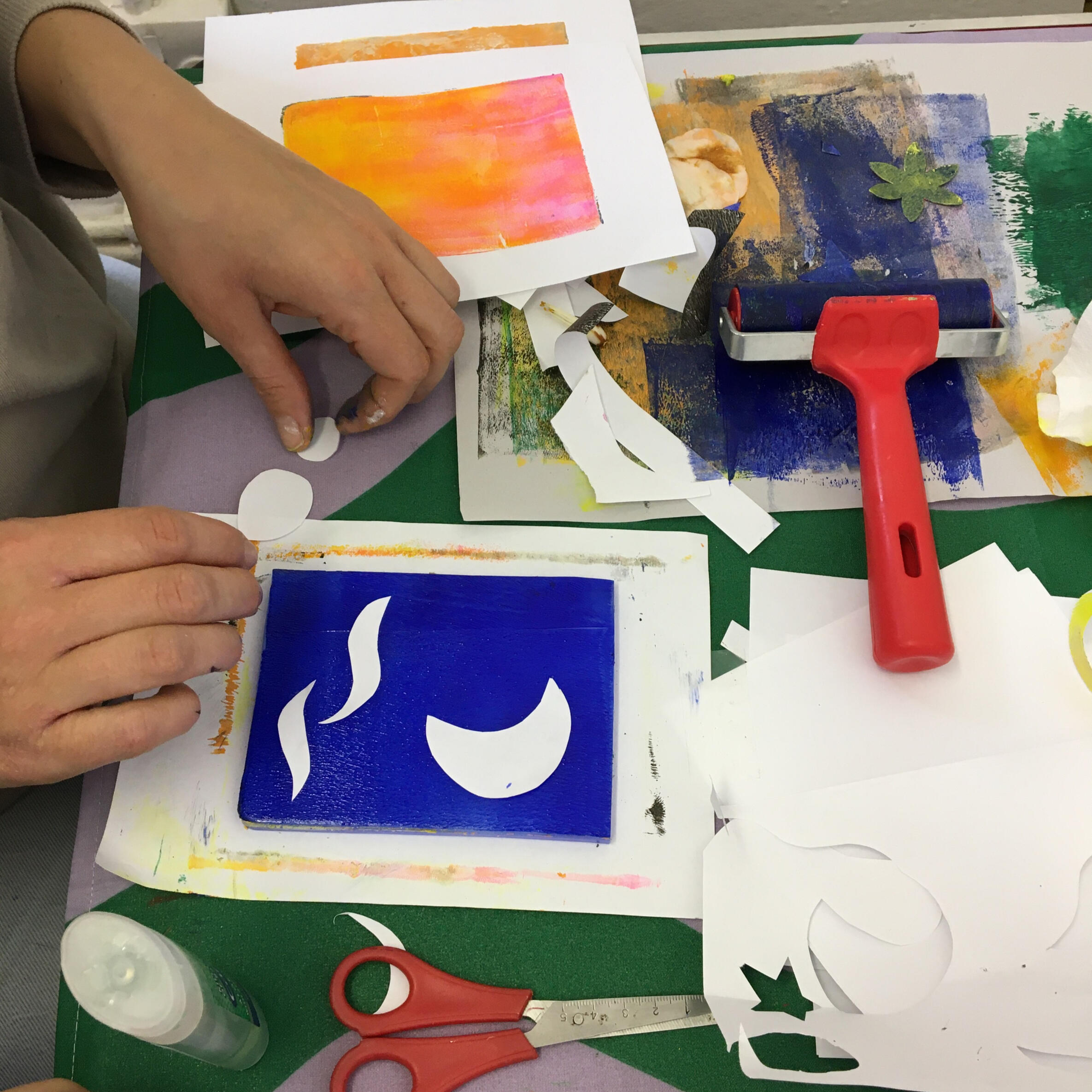 Gelli plate printing adult club